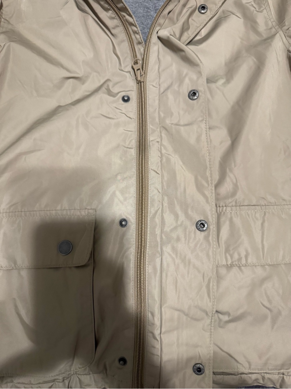 Old Navy Kids Hooded Jacket in Taupe/Beige - Picture 6 of 6